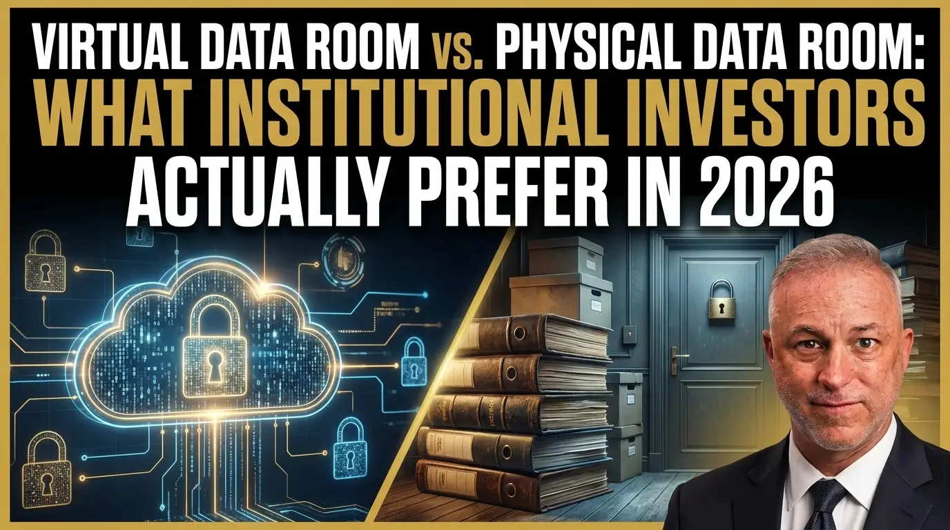 Virtual vs. Physical Data Room What Institutional Investors Prefer in 2026 Comparison between virtual and physical data rooms for institutional investors in 2026.