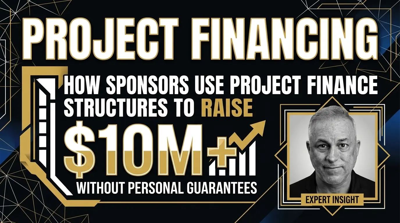 Project Financing How to Raise $10M+ Without Personal Guarantees Project finance structures for raising $10M+ without personal guarantees.
