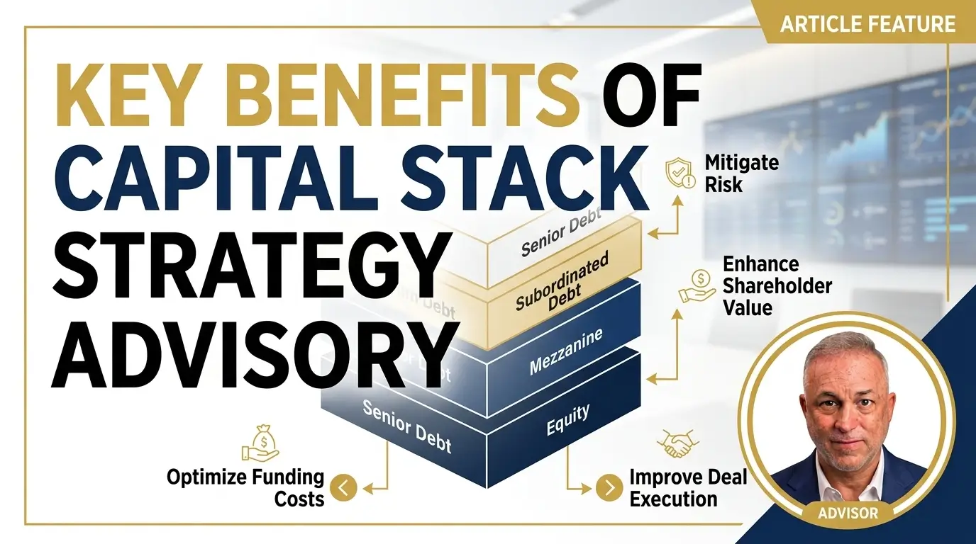 Capital Stack Strategy Advisory Benefits for Optimizing Funding and Mitigating Risk Key benefits of capital stack strategy advisory for optimizing financing.