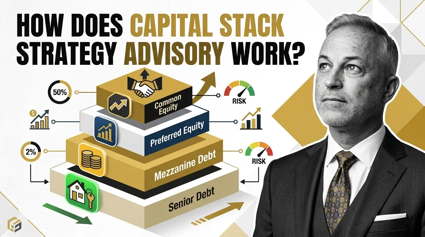 How capital stack strategy advisory works for real estate projects.
