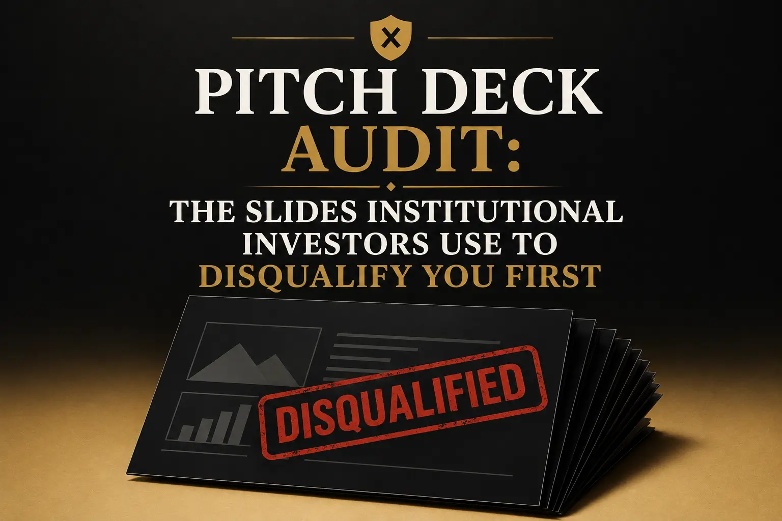 Pitch Deck Audit The Slides Institutional Investors Use to Disqualify You First