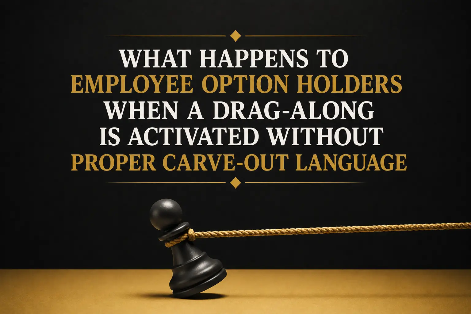 What Happens to Employee Option Holders When a Drag-Along Is Activated Without Proper Carve-Out Language