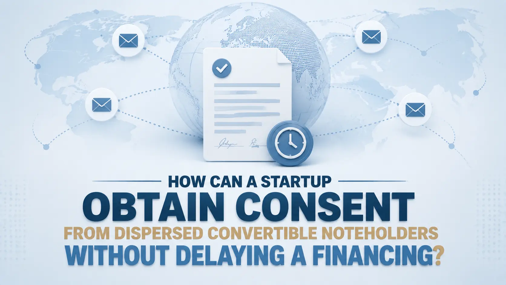 Obtaining Consent From Dispersed Convertible Noteholders Startup obtaining consent from dispersed convertible noteholders