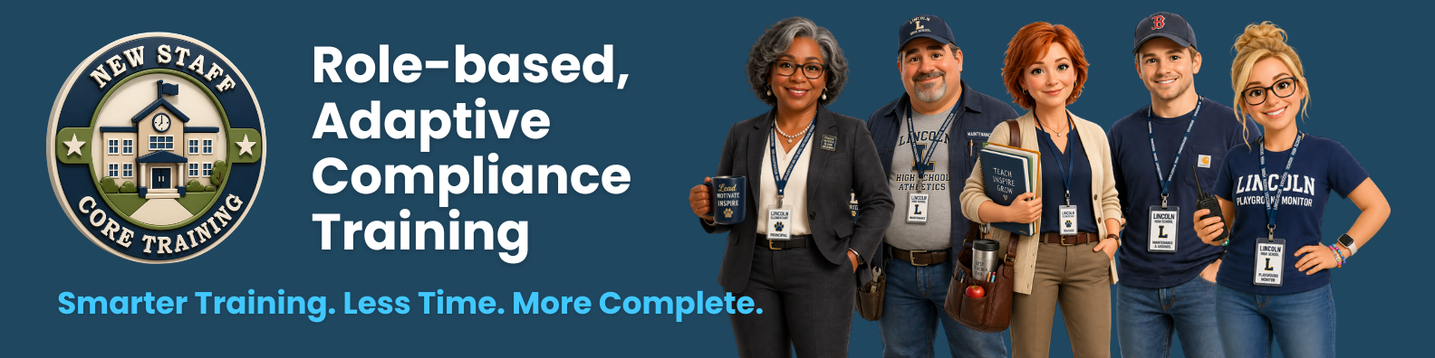 Role-based, adaptive compliance training