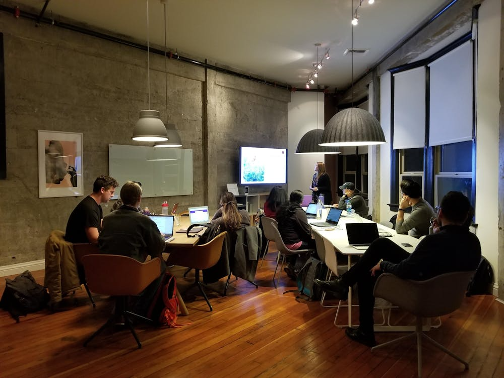  people gathered inside one room