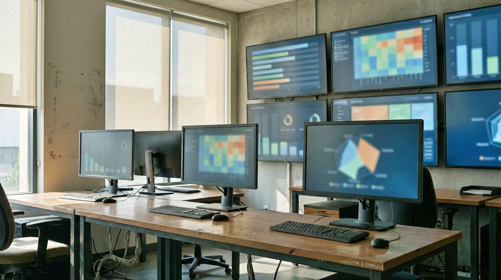 Dashboard showing phishing report analytics and employee training progress