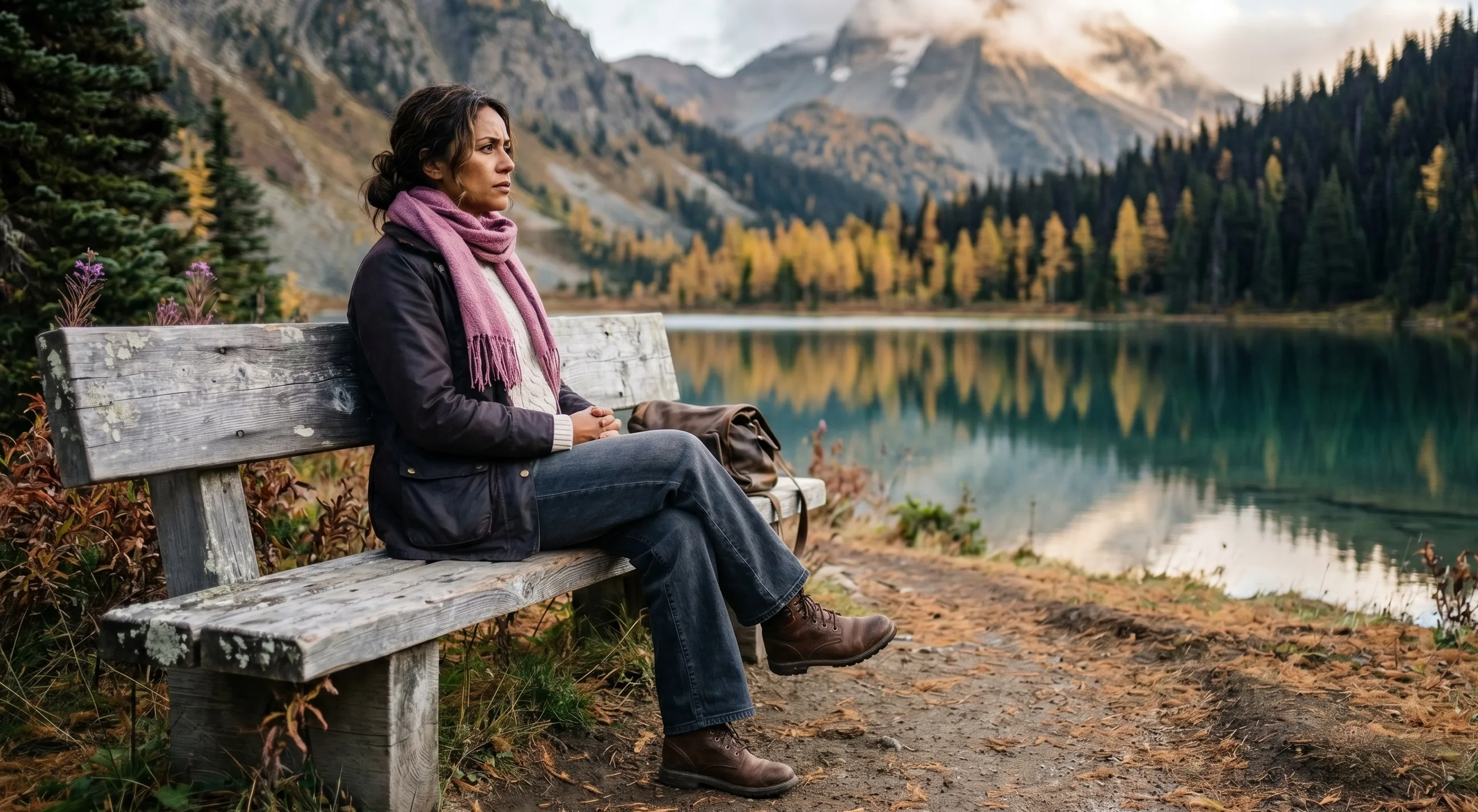 Parent sitting on a bench by a BC lake | Blog | CSP