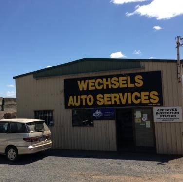 Mechanical workshop shed in Childers with car in front of the entrance