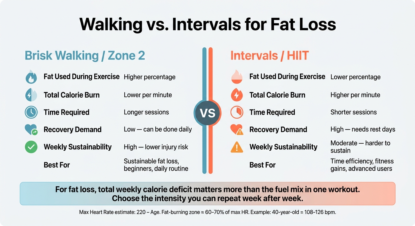 Fat-Burning Zone vs. High-Intensity Cardio: Which Burns More Fat?