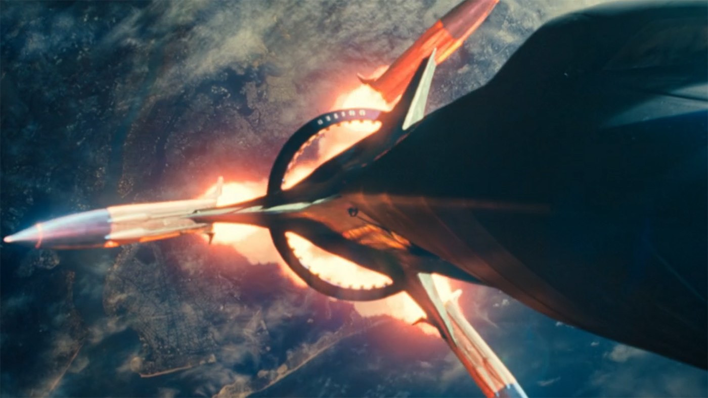 The Excelsior spaceship from Fantastic Four: First Steps.