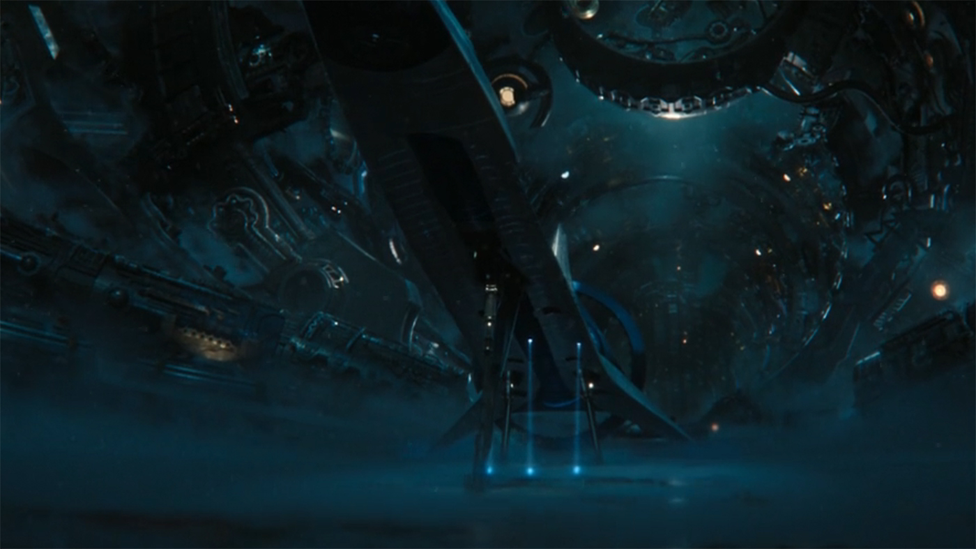 The Excelsior spaceship from Fantastic Four: First Steps.