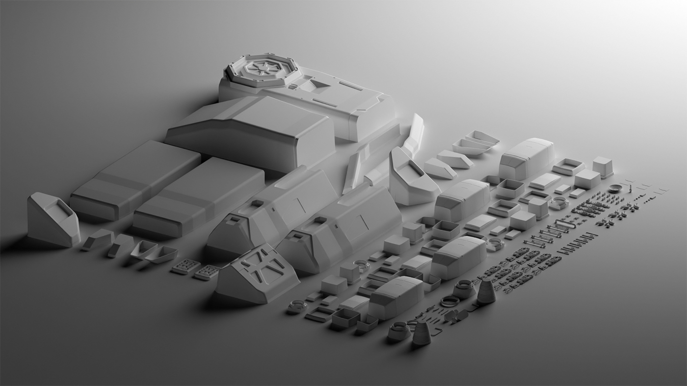 3D Parts of the Echo Probe from Alien: Romulus.