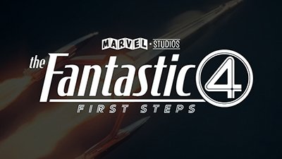 The Fantastic Four: First Steps title.