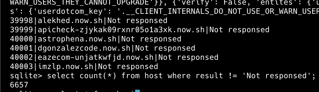 Python code snippet (document.py) using async functions to listen for and receive XHR requests.