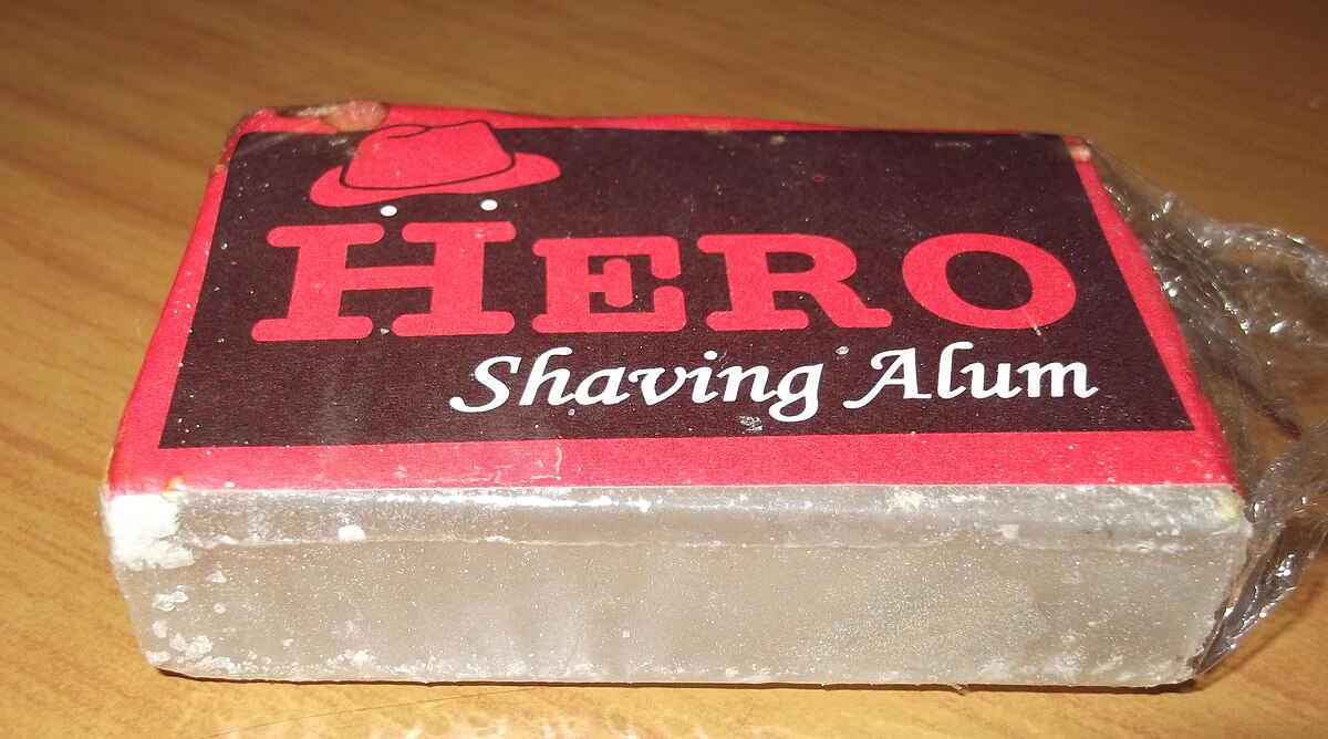 Potassium Alum Block India Shaving Aftershave