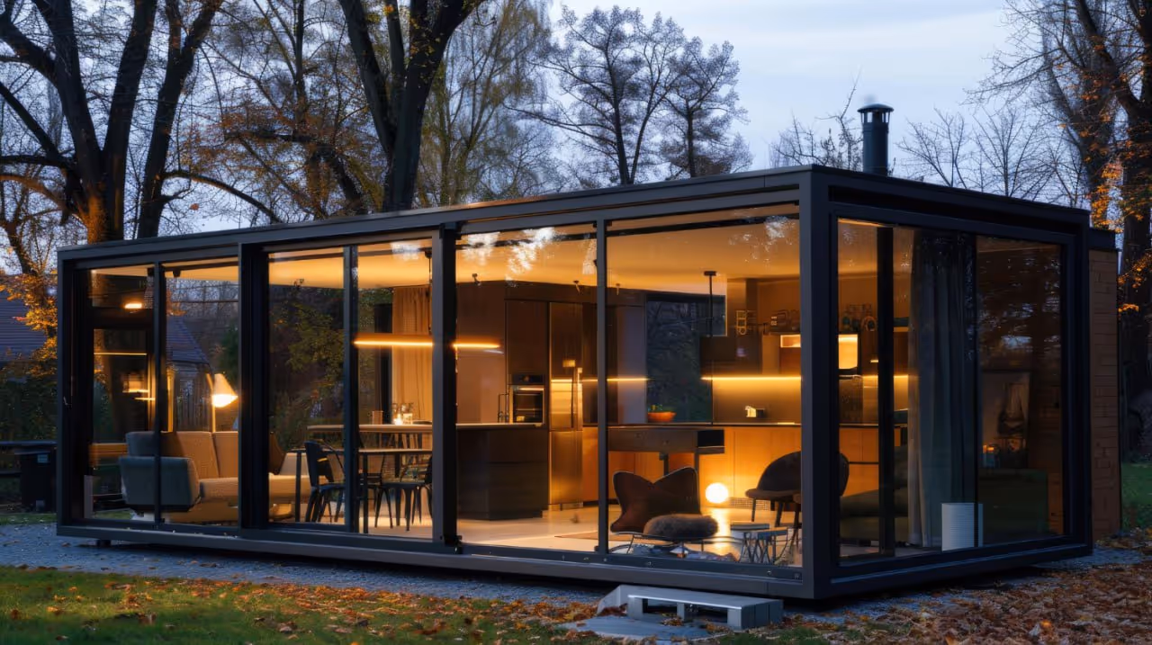 Turnkey modular container house designed for remote living