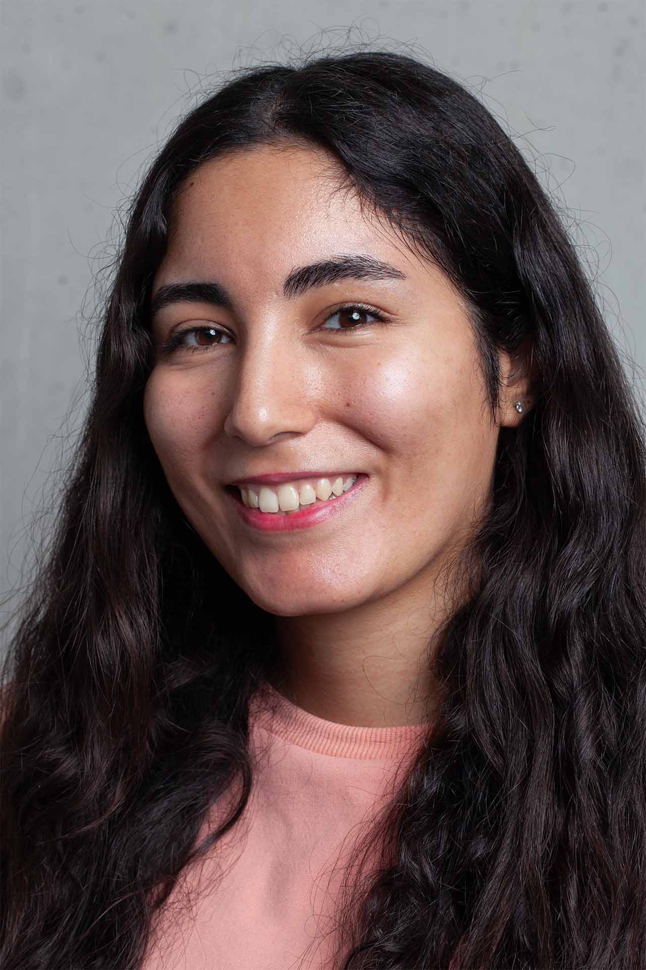 Portrait of a young woman smiling
