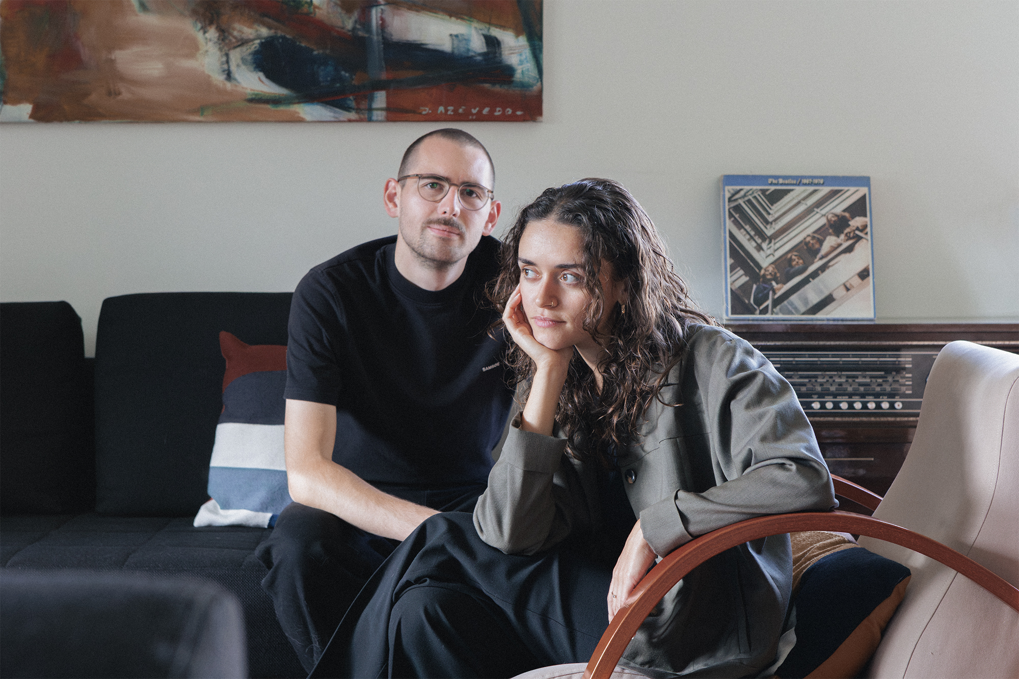 Christopher and Ana, the owner of bicho raro.