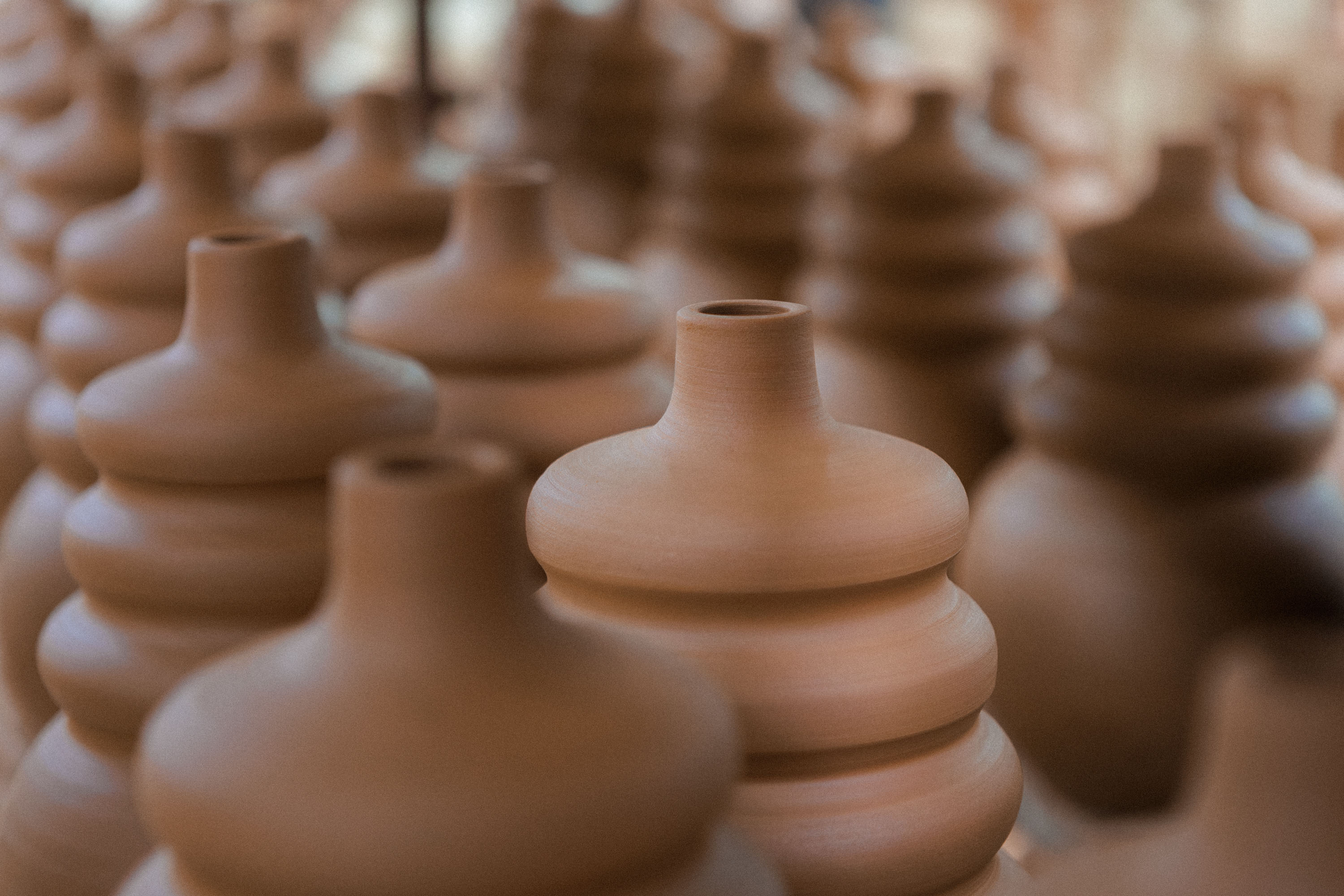 A woman is talking to a man