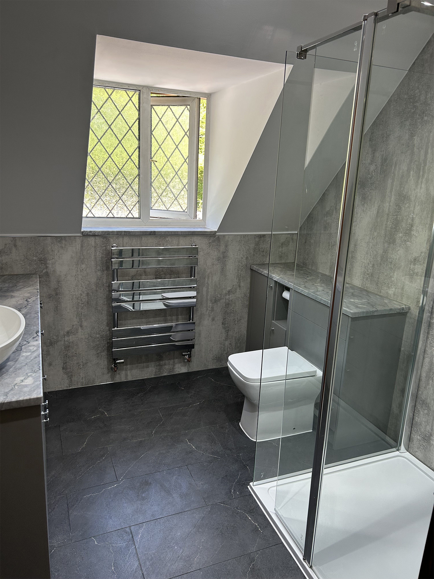 Client bathroom.