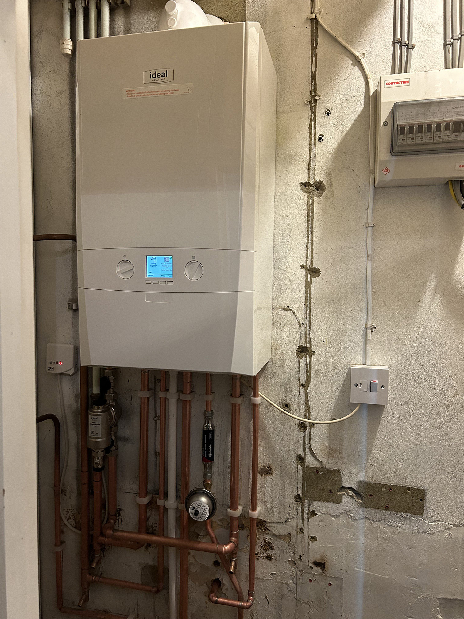 Client boiler.