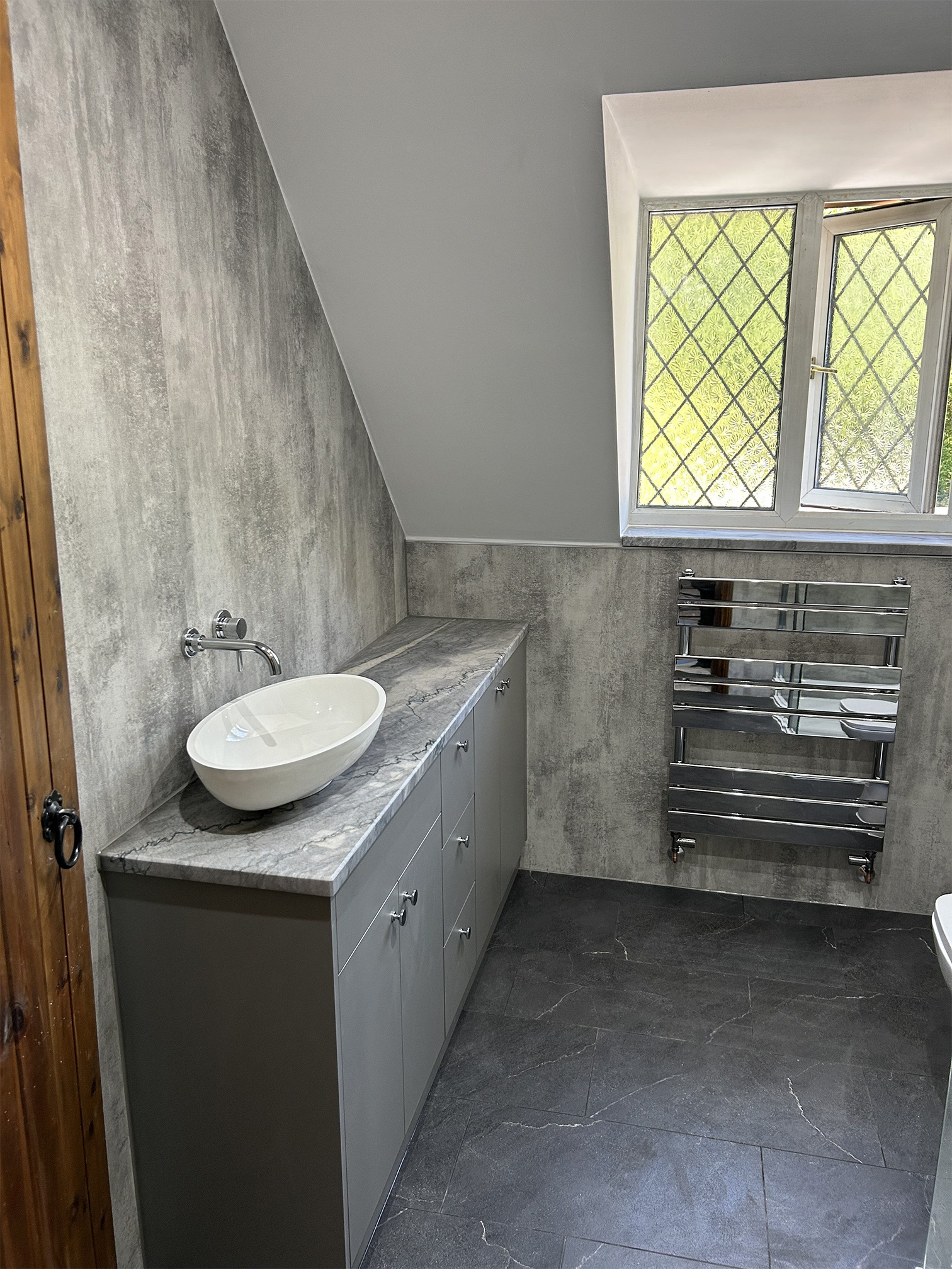 Client bathroom.