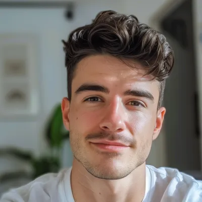 Portrait of a young man used in BYQ Supply testimonial and review section.
