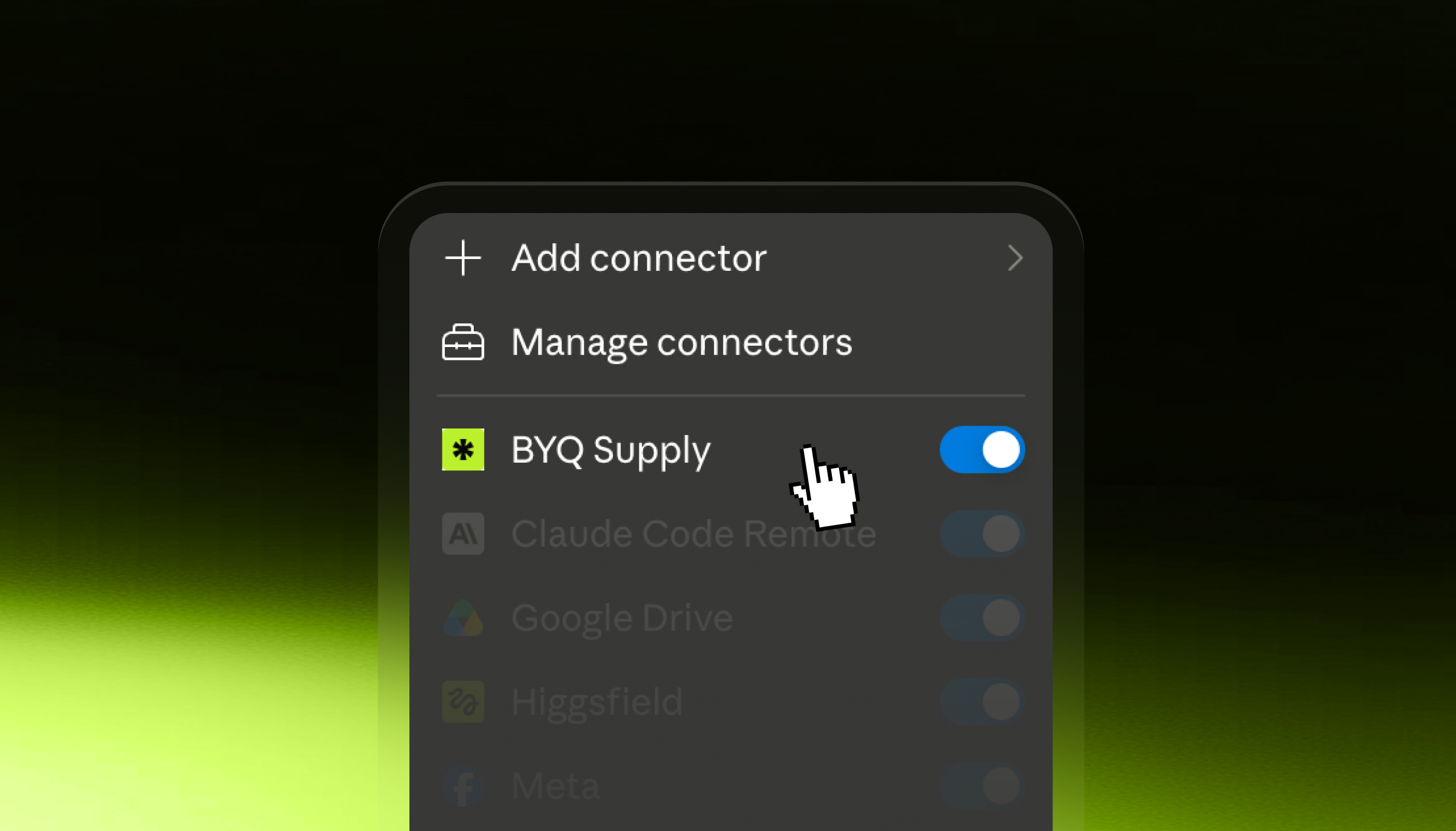 BYQ is now in Claude's connector directory