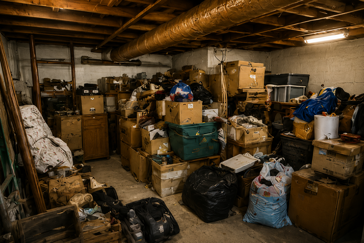 Hoarding cleanout and heavy clutter removal service