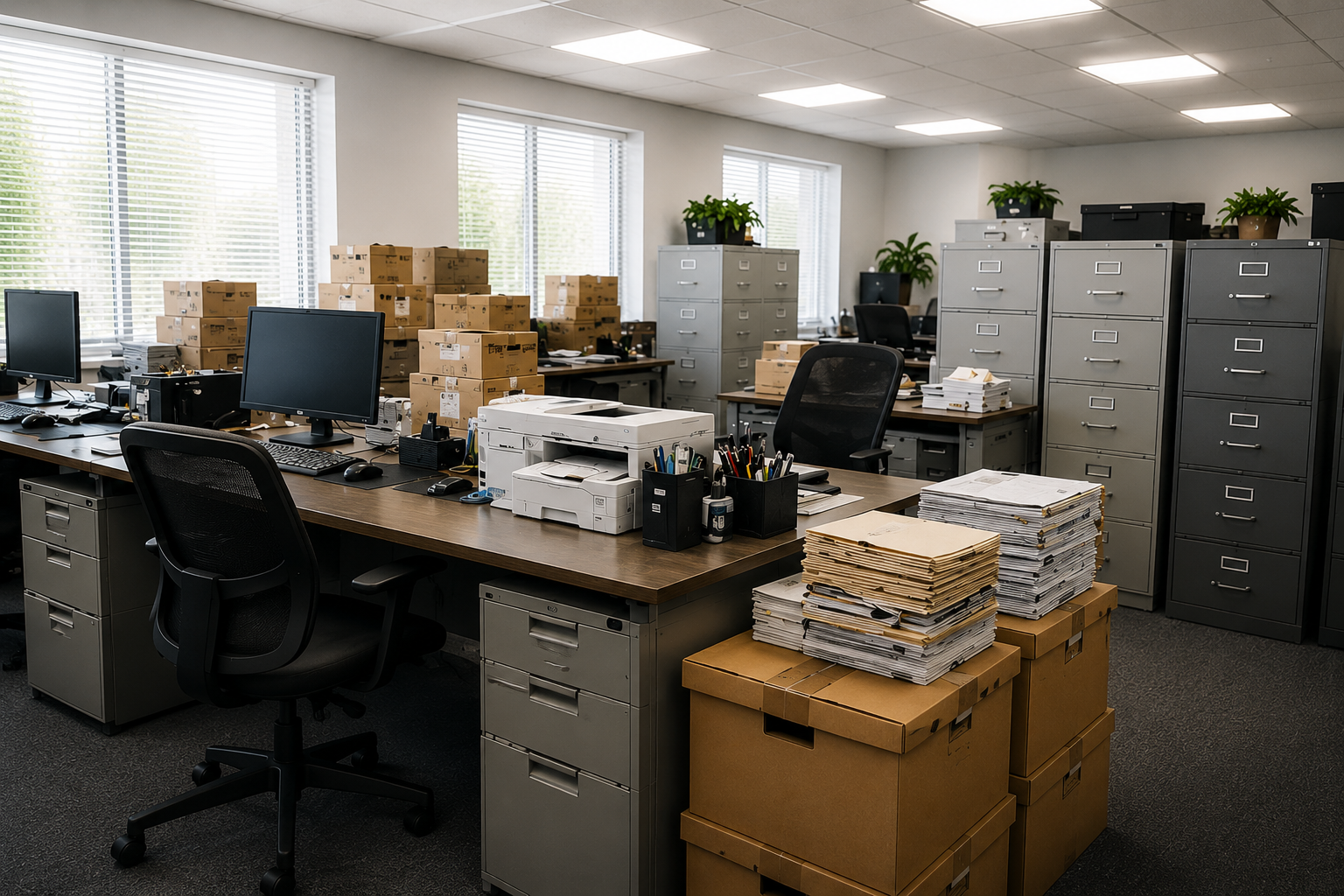 Commercial junk removal and office cleanout service