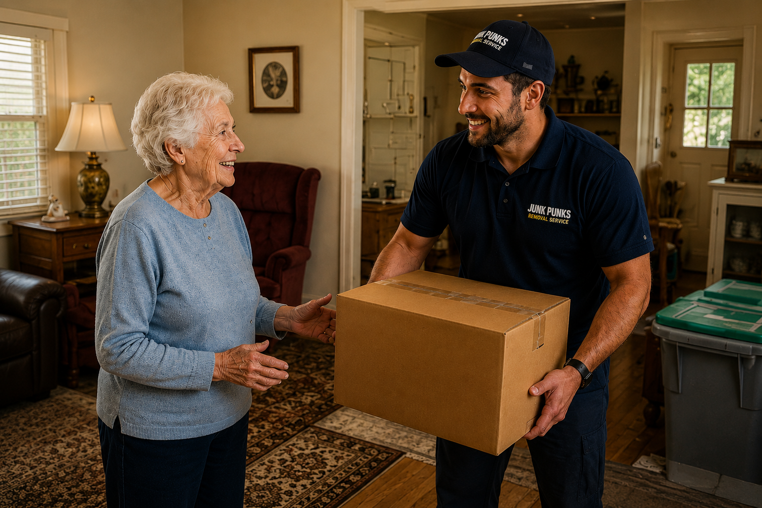 Senior downsizing and household junk removal service