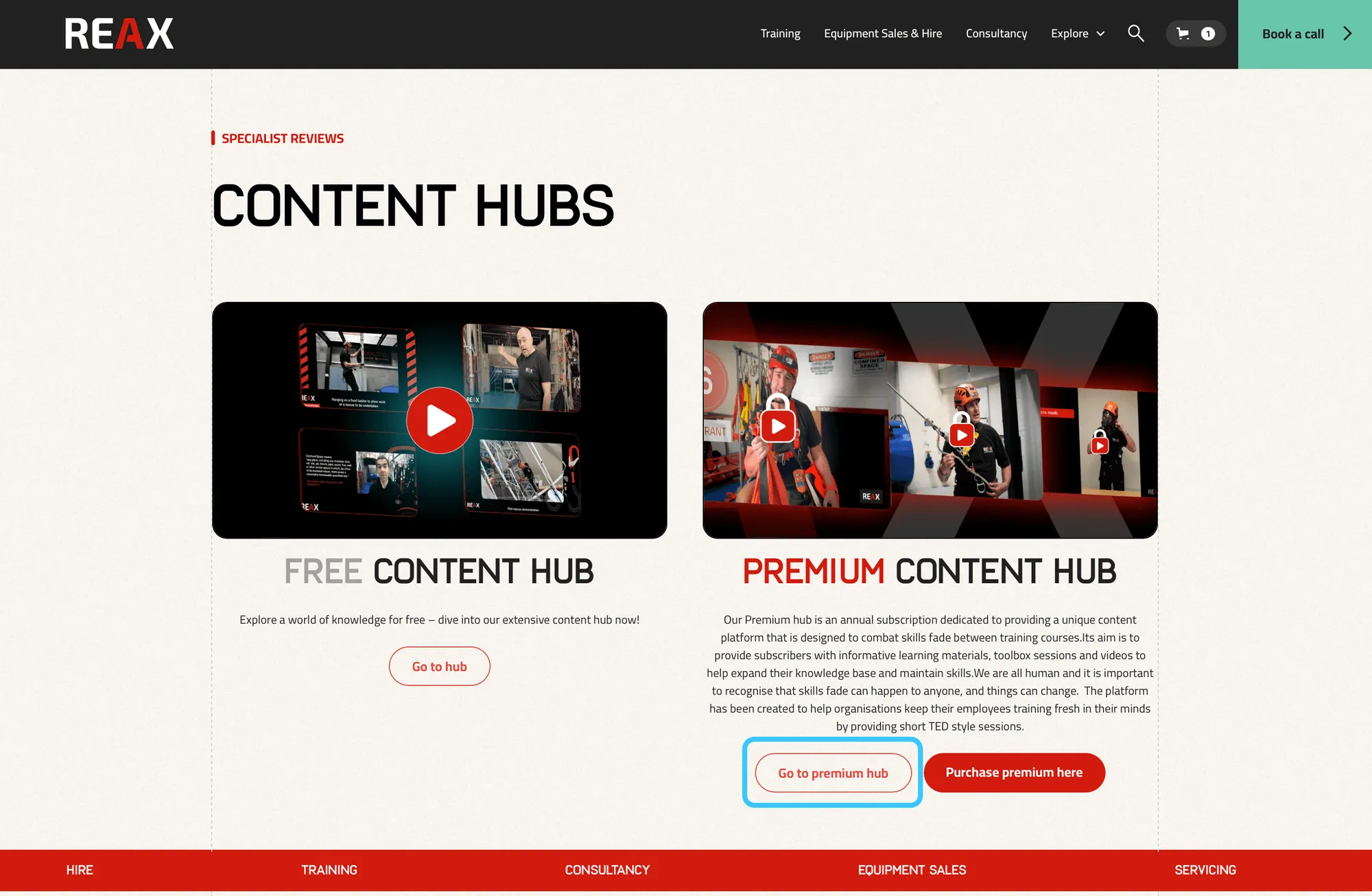 REAX Premium Content Hub