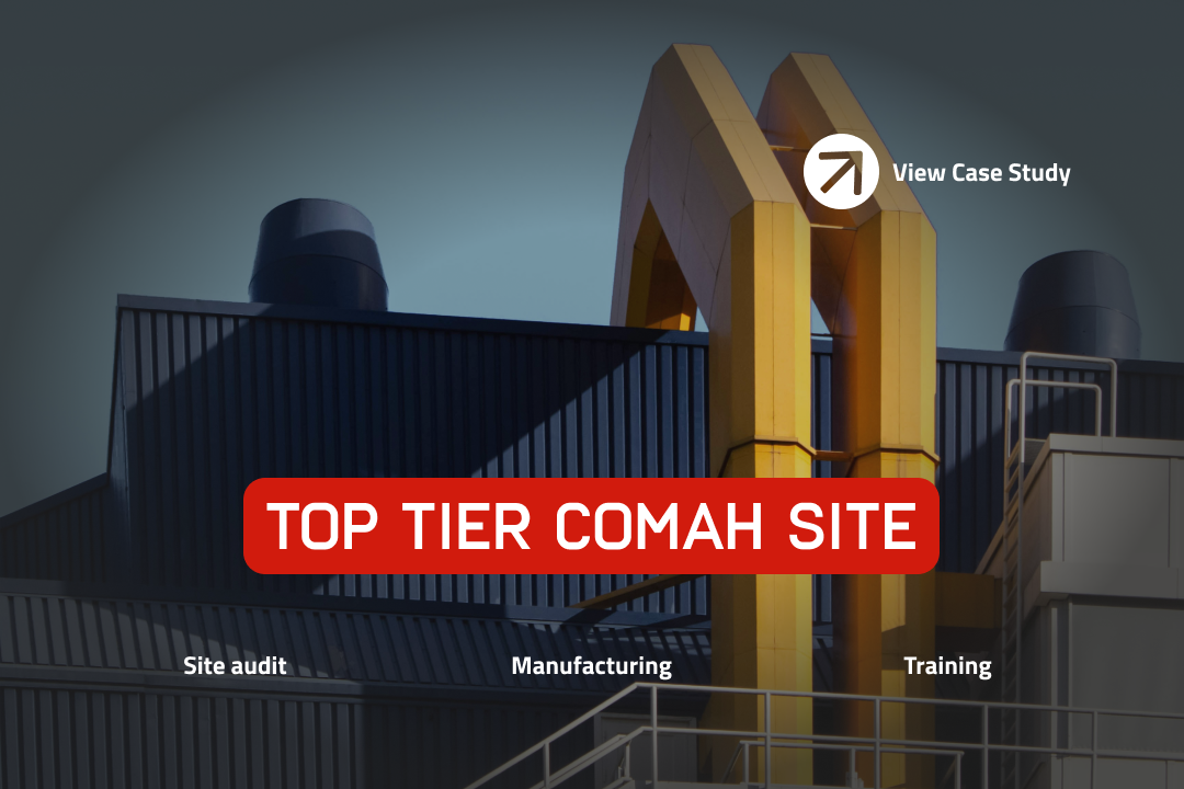 Thumbnail collage featuring confined spaces, manufacturing factories, and an instructor demonstrating a breathing apparatus (BA) set