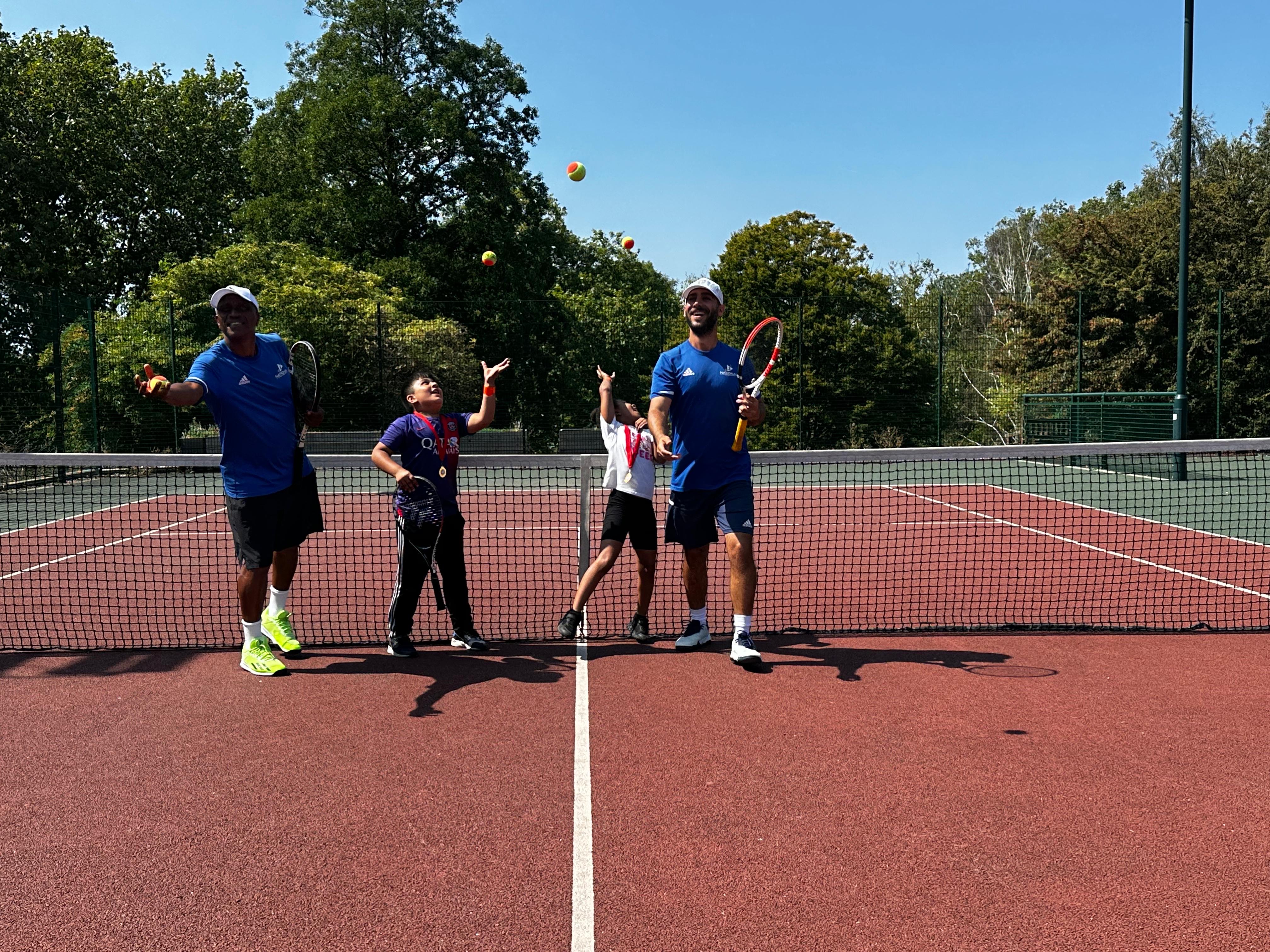 Coaches leading a junior session