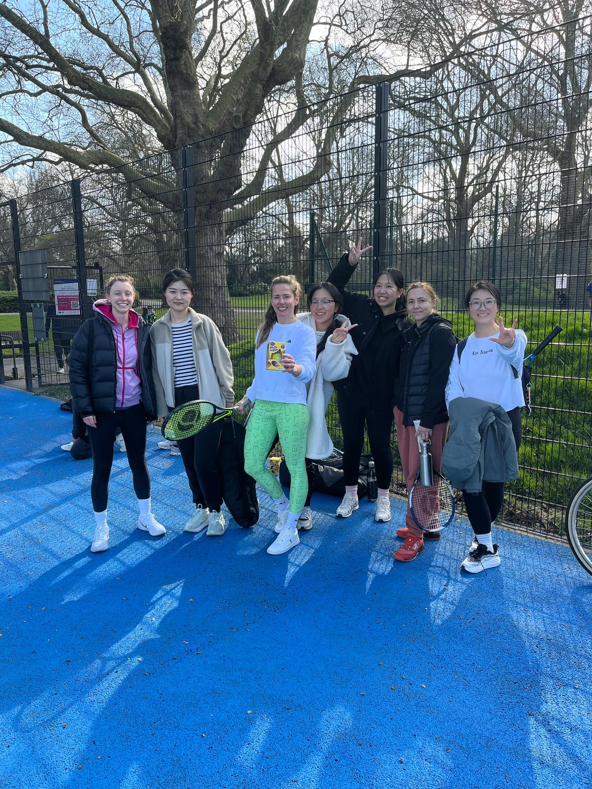 Players at a National Tennis park venue