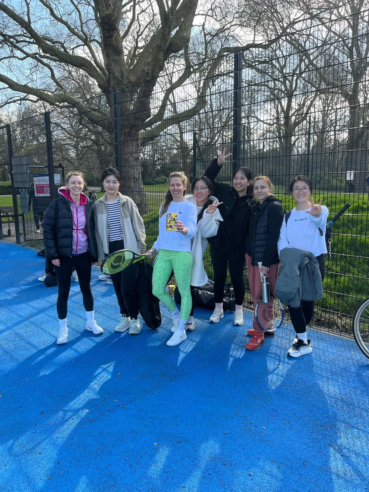 Players at a National Tennis park venue