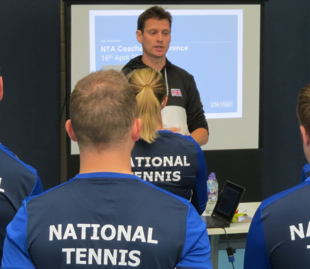 National Tennis coaches at the annual coaching conference
