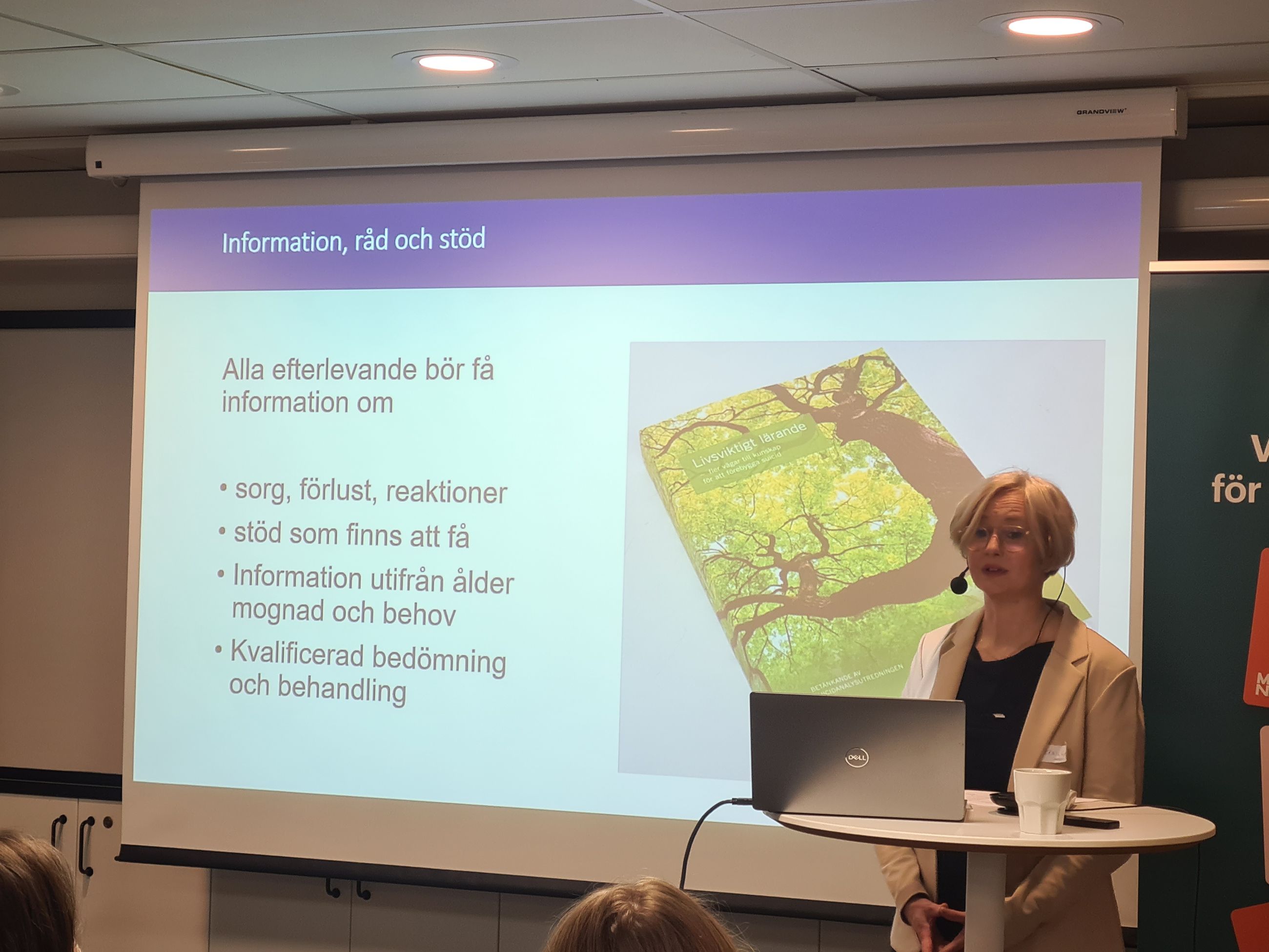 Eldsjälsaktivitet: Pernilla föreläste på Minds årsmöte