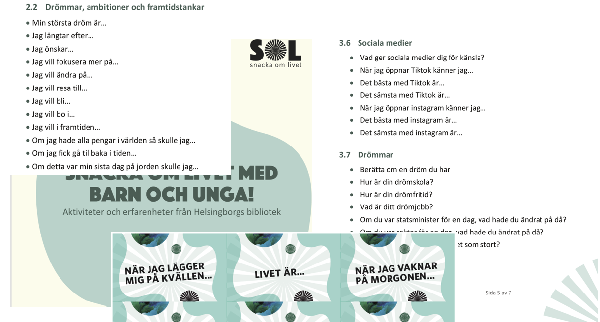 Vill du Snacka om livet?