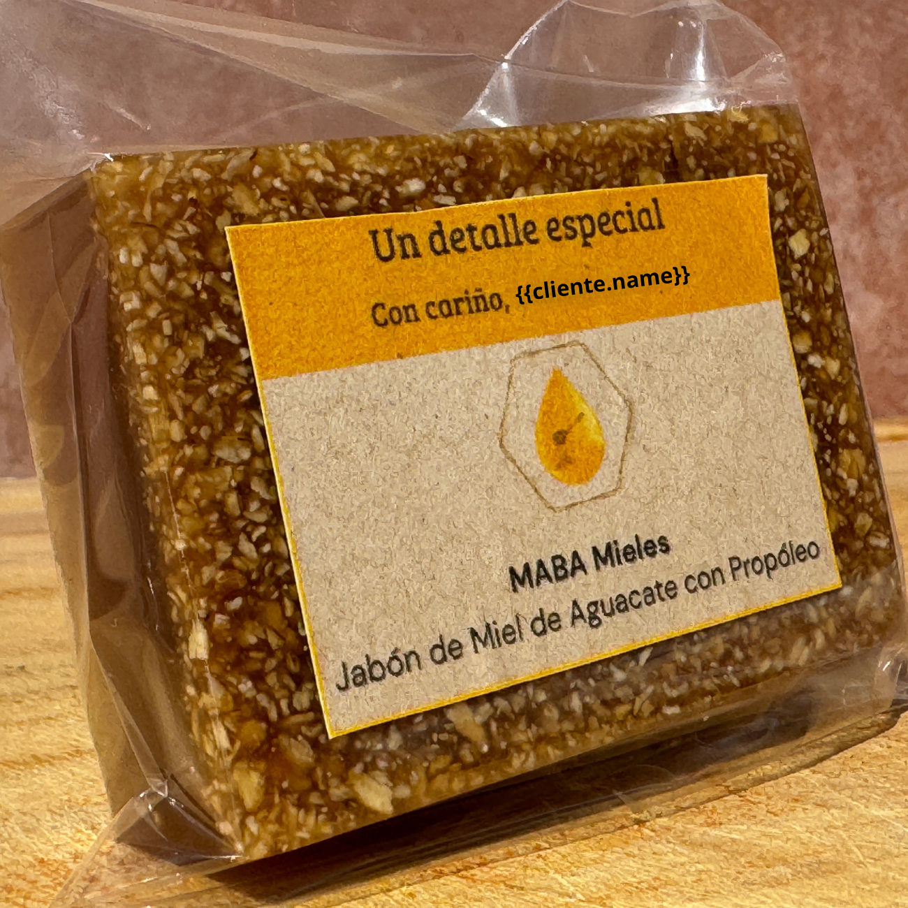 Jabón de miel de aguacate con propóleo y avena 100g
