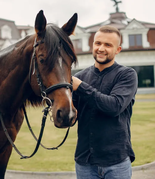 Man with Horse
