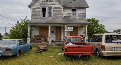 overrun rental property