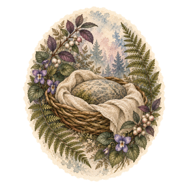 Attune botanical illustration for Supported Stillness