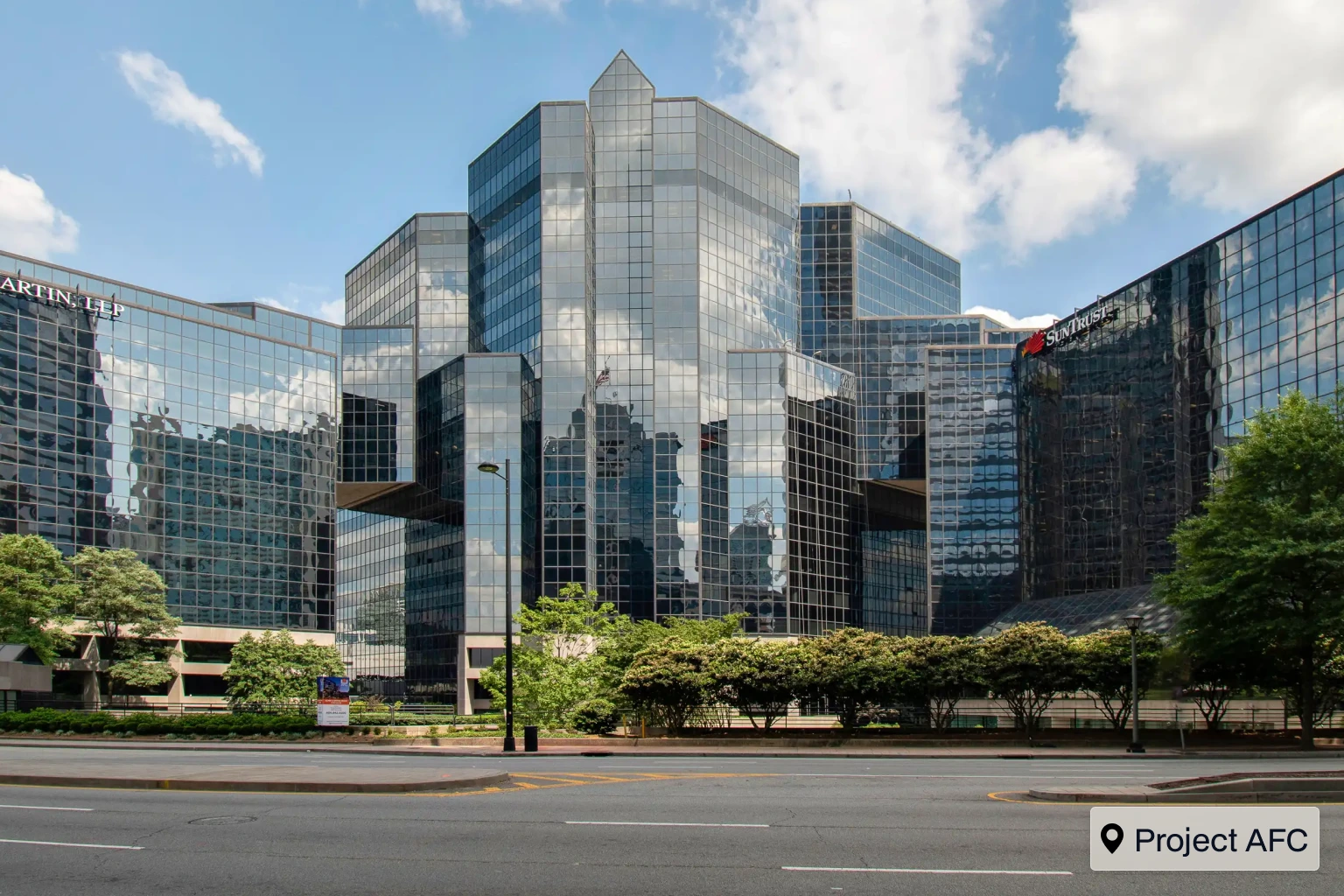 Class A office building in Atlanta