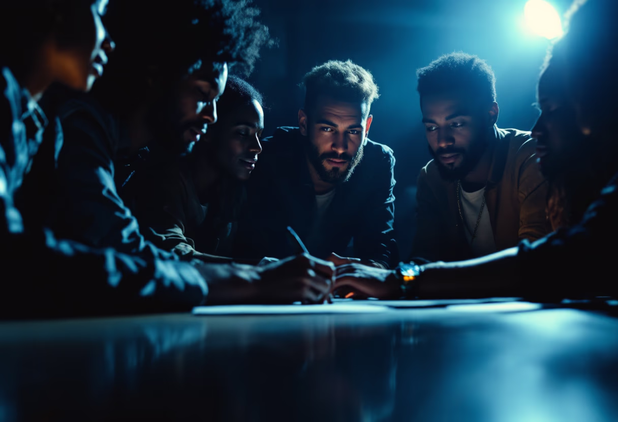 image of diverse group collaboration (for a hr tech)
