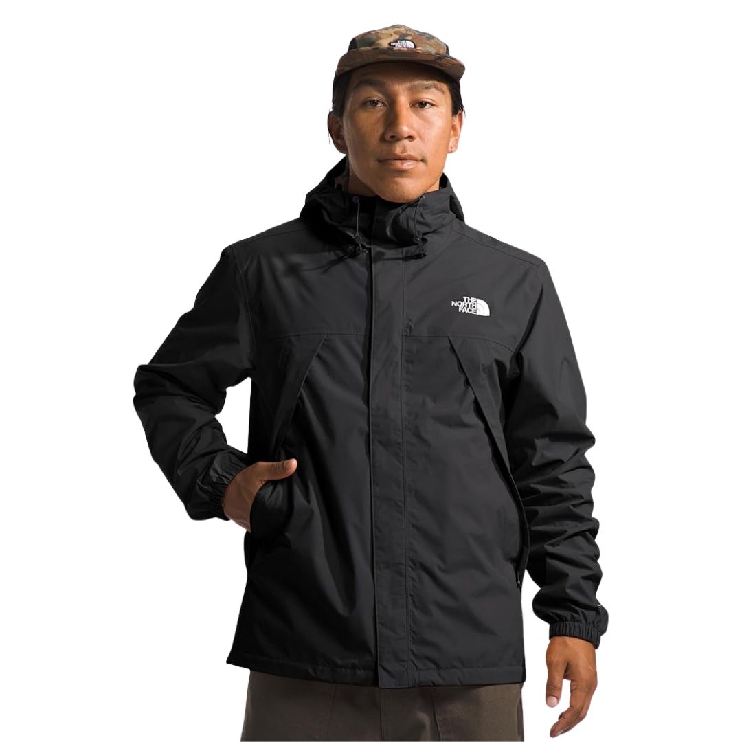 A waterproof, breathable rain coat with a seam-sealed shell, designed for year-round outdoor and everyday use.