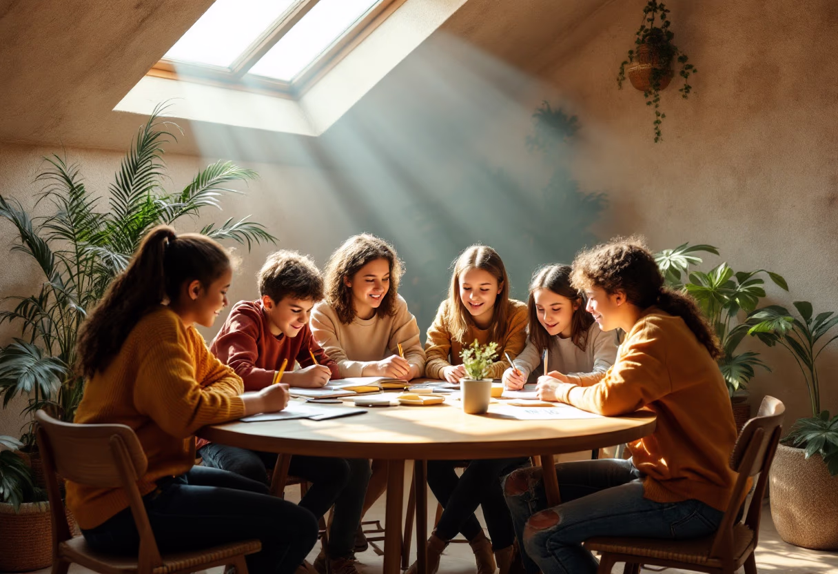 image of students in a classroom, for a schools (k12)
