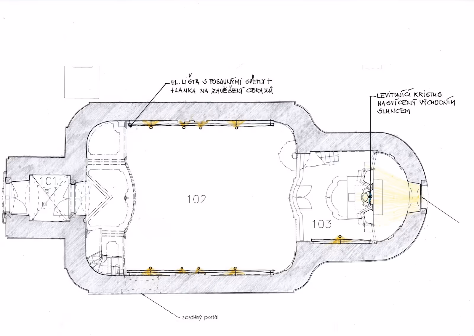 architectural drawing floorplan