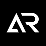 Stylized black and gray logo with the letters A and R combined.