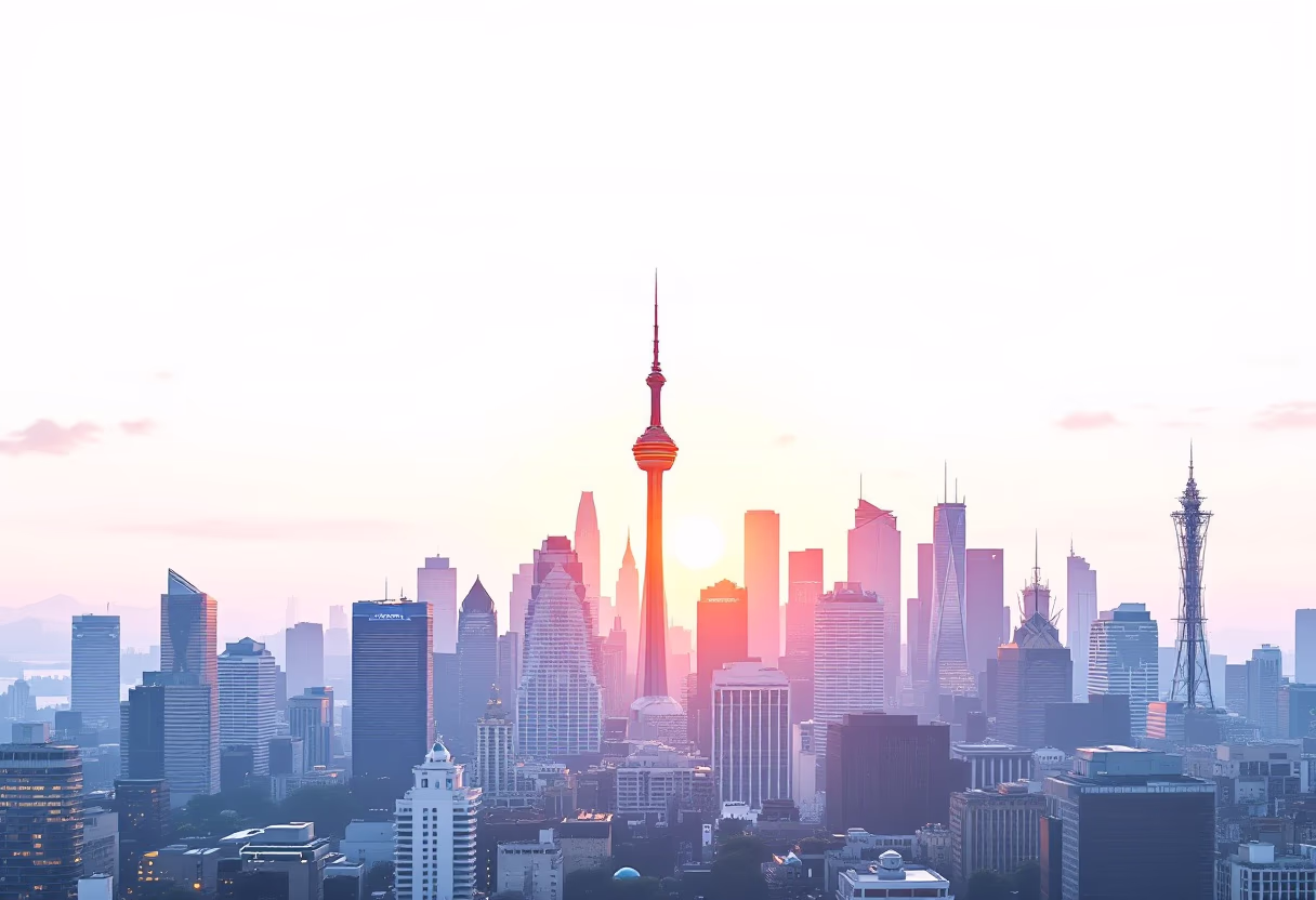 [background image] image of city landscape for corporate event website